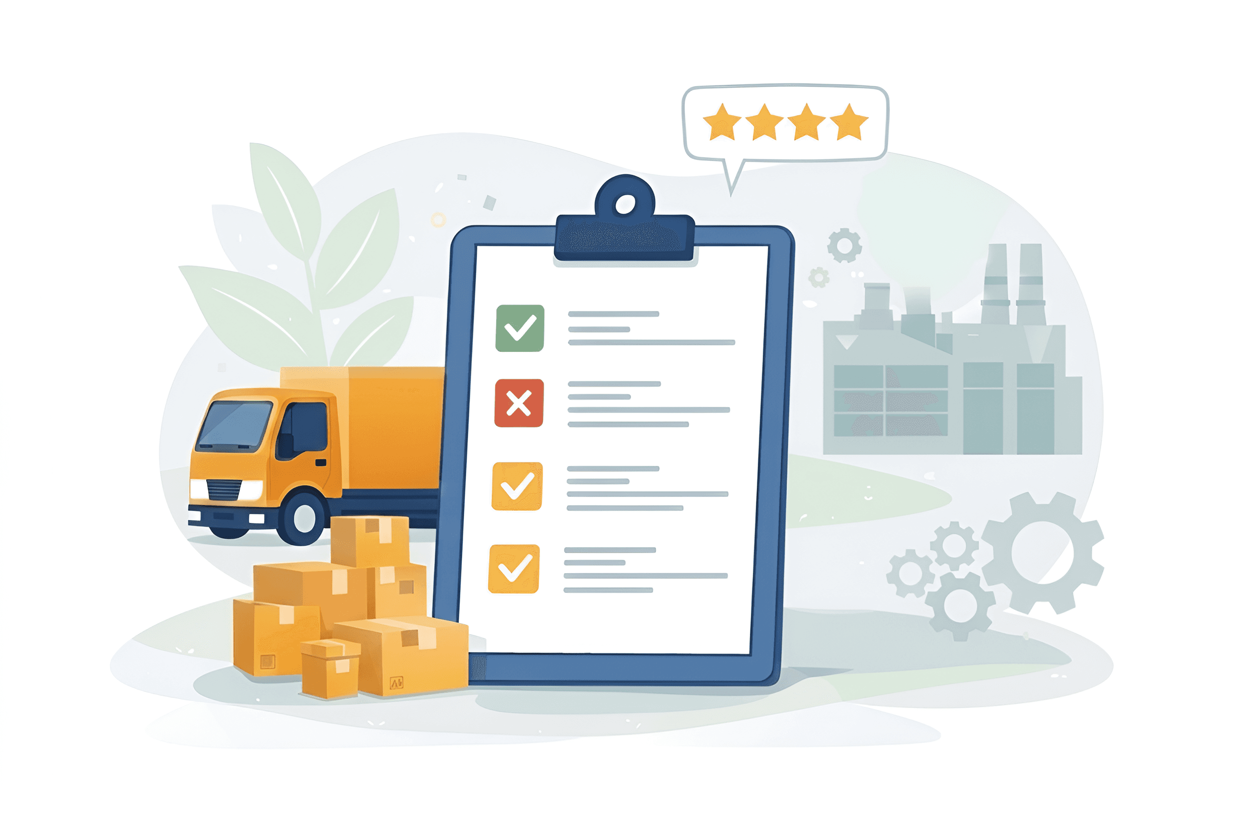 Audit team inspecting factory production line and equipment